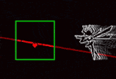 a black and white pixel art of a person holding a sword with a heart in the background .