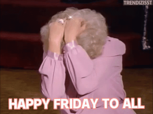 Happy Friday Betty White GIF - Happy Friday Betty White Tgif - Discover &  Share GIFs