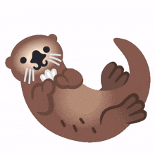 otter animated otter