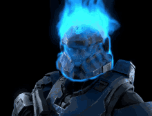 Flame Skull GIF - Flame Skull Halo Infinite GIFs