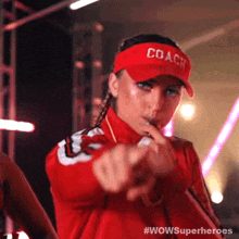 Pointing At You Coach Campanelli GIF - Pointing At You Coach Campanelli Wow Women Of Wrestling GIFs