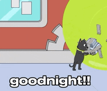 Goodnight Wave GIF - Goodnight Wave Sir Meows A Lot GIFs