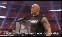 It Doesnt Matter The Rock GIF