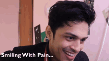 Smile In Pain Smiling With Pain GIF - Smile In Pain Smiling With Pain Pain GIFs