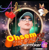a picture of a man with the name ohsem 700