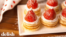 Santa Hat Pancakes Christmas GIF
