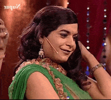 Gaurav Gera As Woman Gaurav Gera In Saree GIF