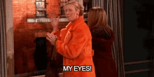 phoebe friends myeyes eww finds out