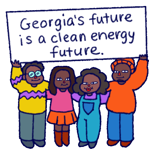 Georgias Future Is A Clean Energy Future Vote For The Future Sticker