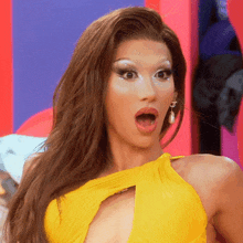 Shocked Plastique Tiara GIF - Shocked Plastique Tiara Rupaul'S Drag Race All Stars GIFs