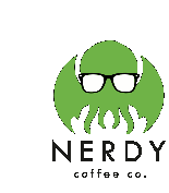 Nerdy Coffee Sticker - Nerdy Coffee Company Stickers