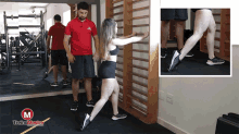 alongamento do tornozelo sandro lenzi treino mestre alongando fazendo exercicios
