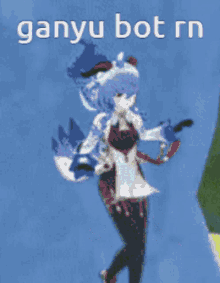 Genshin Impact Ganyu Bot GIF - Genshin Impact Ganyu Bot Ganyu Dead GIFs