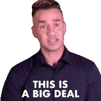 This Is A Big Deal The Situation Sticker - This Is A Big Deal The Situation Mike Sorrentino Stickers