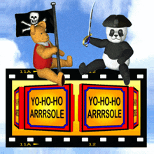 Yo Ho Ho Arse Hole GIF - Yo Ho Ho Arse Hole Pirates GIFs