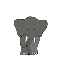 man elephant
