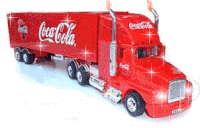 Coca Cola Truck Sticker - Coca Cola Truck Red Truck Stickers