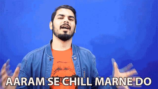a man with a beard says 