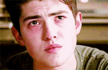 ian nelson young derek hale teen wolf crying
