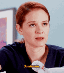 Greys Anatomy April Kepner GIF - Greys Anatomy April Kepner Sandstorm GIFs