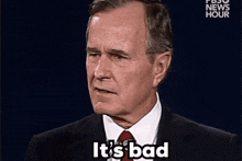 a man in a suit says it 's bad
