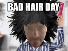 Bad Hair Day Meme GIF - Bad Hair Day Meme Comb GIFs