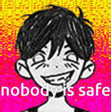 Omori Nobody Is Safe GIF - Omori Nobody Is Safe No Ones Safe GIFs