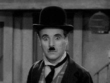 Charlie Chaplin Surprise GIF