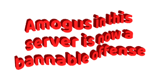 Amogus Ban Sticker - Amogus Ban Offense Stickers