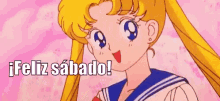 Sailor Moon Feliz Sábado Sonrisa GIF - Sailor Moon Feliz Sabado Sabado GIFs