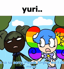 Funtime Rainbow Party Frp GIF - Funtime Rainbow Party Frp Yuri GIFs