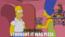 The Simpsons Homer Simpson GIF - The Simpsons Homer Simpson I Thought It Was Pizza GIFs
