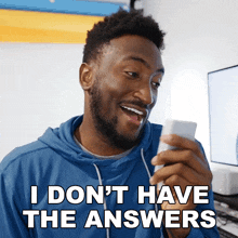 I Don'T Have The Answers Marques Brownlee GIF - I Don'T Have The Answers Marques Brownlee The Solutions Are Not With Me GIFs