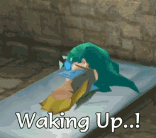 Rydia Waking Up GIF - Rydia Waking Up Final Fantasy Iv GIFs