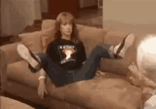 Kathy Griffin Open Legs GIF - Kathy Griffin Open Legs Calm Yourself GIFs