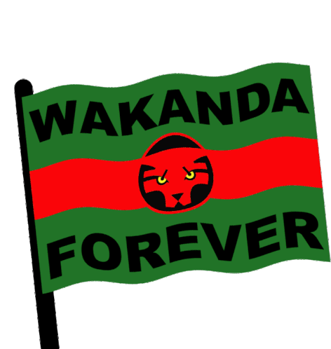 Wakanda Forever Wakanda Sticker - Wakanda Forever Wakanda Chadwick Boseman Stickers