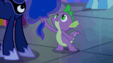 my little pony my little pony friendship is magic princess luna spike spike the dragon