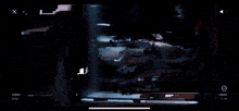 a computer generated image of a monster with a light coming out of its mouth .