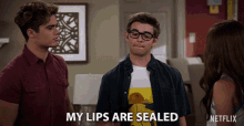 My Lips Are Sealed Emery Kelly GIF - My Lips Are Sealed Emery Kelly Lucas Mendoza GIFs