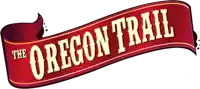 a red ribbon with the words the oregon trail written on it