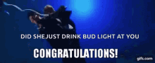Bud Light Congratulations GIF - Bud Light Congratulations Post Malone GIFs