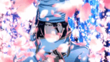 Byakuya Kuchiki Bleach GIF - Byakuya Kuchiki Bleach Flower GIFs