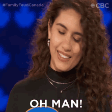 Oh Man Alessia Cara GIF - Oh Man Alessia Cara Family Feud Canada GIFs