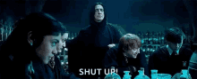 Snape Shut Up GIF - Snape Shut Up Slap GIFs