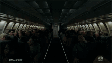Lights On Plane GIF - Lights On Plane In The Air GIFs