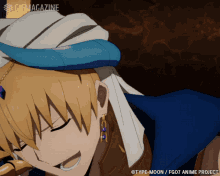 anime laugh sarcastic smile king