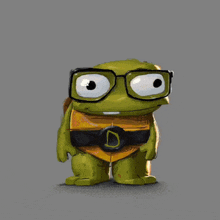 a cartoon character is standing in front of an explosion while wearing yellow shoes
