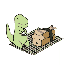 loof and timmy loof bread cute bread dinosaur
