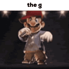 The G Mario GIF - The G Mario Rapper Mario GIFs