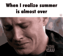 almost over cry tears summer summer vacation